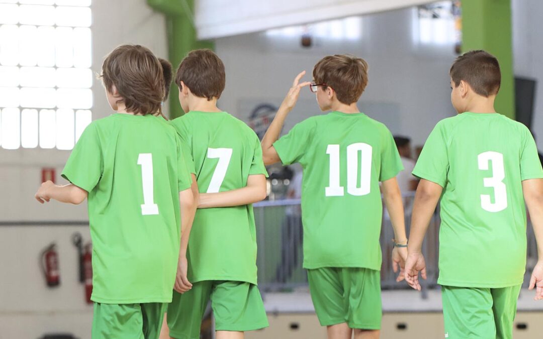 Primera jornada de minibasket en el Peñas Center