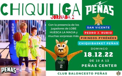 El domingo 18 de diciembre vuelve la Chiquiliga al Peñas Center