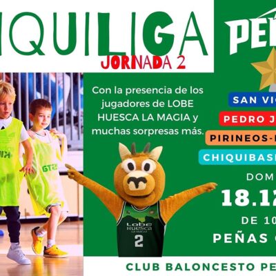 El domingo 18 de diciembre vuelve la Chiquiliga al Peñas Center