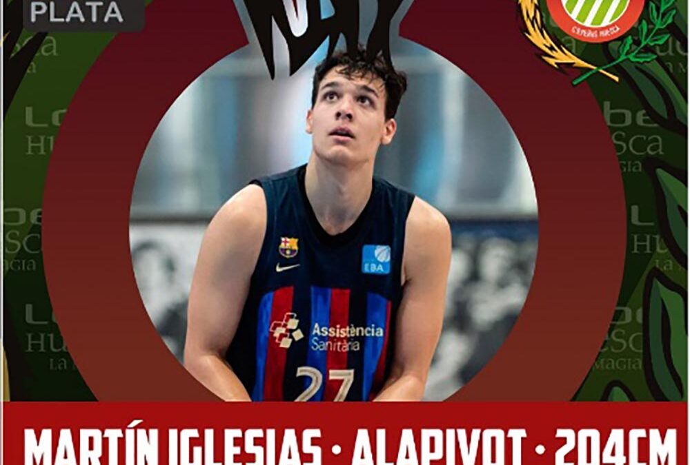 Martín Iglesias, Otro joven talento del baloncesto español que se une al Lobe Huesca La Magia.