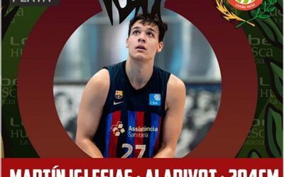 Martín Iglesias, Otro joven talento del baloncesto español que se une al Lobe Huesca La Magia.