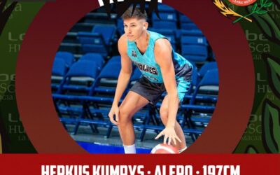 El jugador lituano Herkus Kumpys, nueva incorporación para la plantilla del Lobe Huesca la Magia