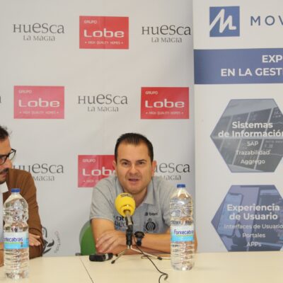 Rafa Sanz: “Queremos que la gente de Huesca se enganche al baloncesto”.