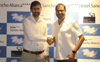 El hotel Sancho Abarca, patrocinador del CB Peñas.