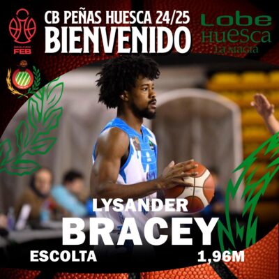 Lysander Bracey, un tiro en la diana para Lobe Huesca la Magia