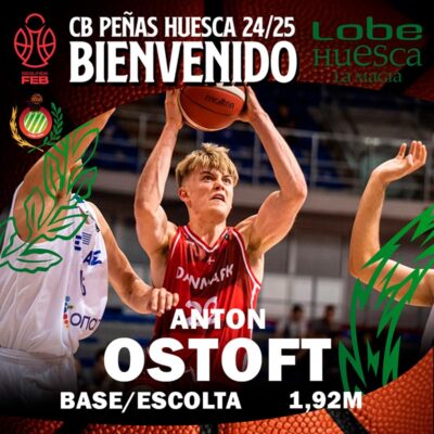 Anton Ostoft, apuesta de juventud para Lobe Huesca la Magia