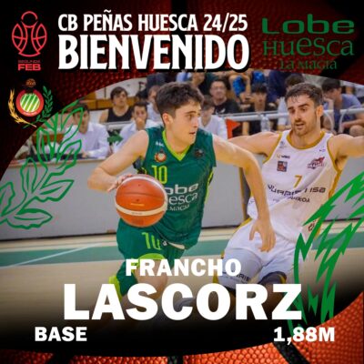 Francho Lascorz será jugador de Lobe Huesca la Magia