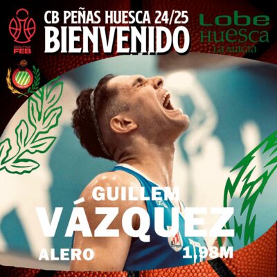 Guillem Vázquez, nuevo fichaje para Lobe Huesca la Magia
