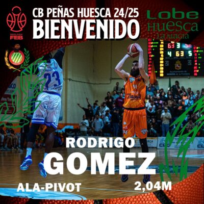 Rodrigo Gómez ficha por Lobe Huesca la Magia
