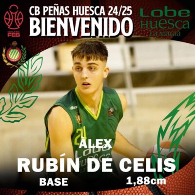 Álex Rubín de Celis jugará por tercera temporada en Lobe Huesca La Magia