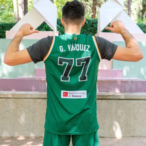 Camiseta de juego CB Peñas Huesca Verde 25-26 - Imagen 2