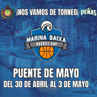 ¡Nos vamos de torneo a MHL Marina Baixa Basket Cup 2026!