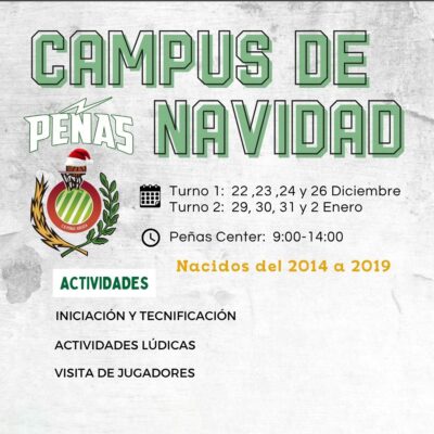 Campus de Navidad Peñas 25-26