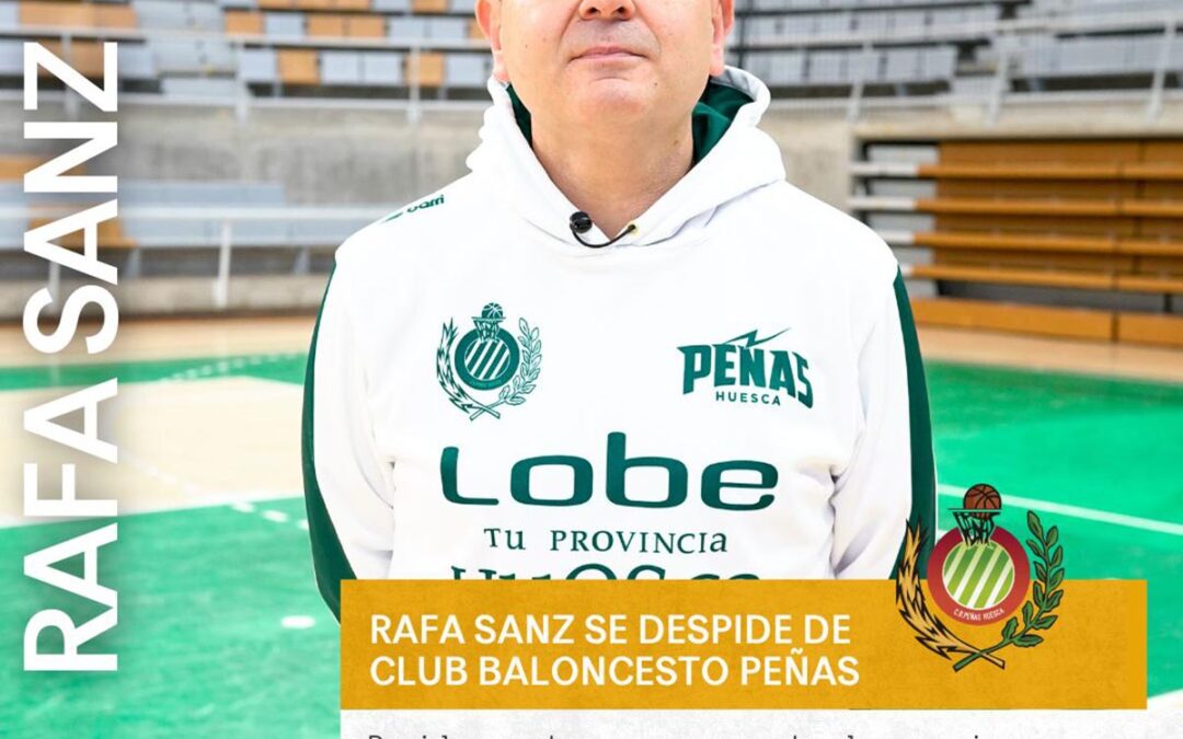 Rafa Sanz se despide de Club Baloncesto Peñas