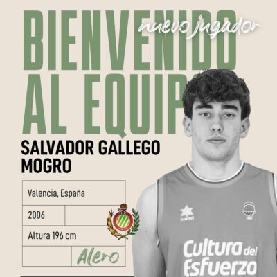 Salva Gallego ficha por CB Peñas