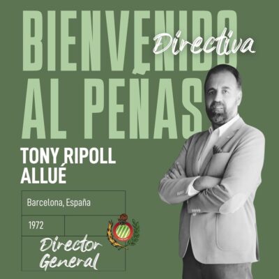 Tony Ripoll, nuevo director general de CB Peñas