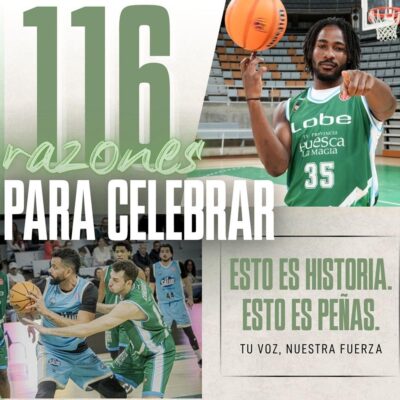 116 puntos para la historia