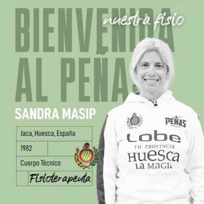 Sandra Masip, fisioterapeuta para el primer equipo